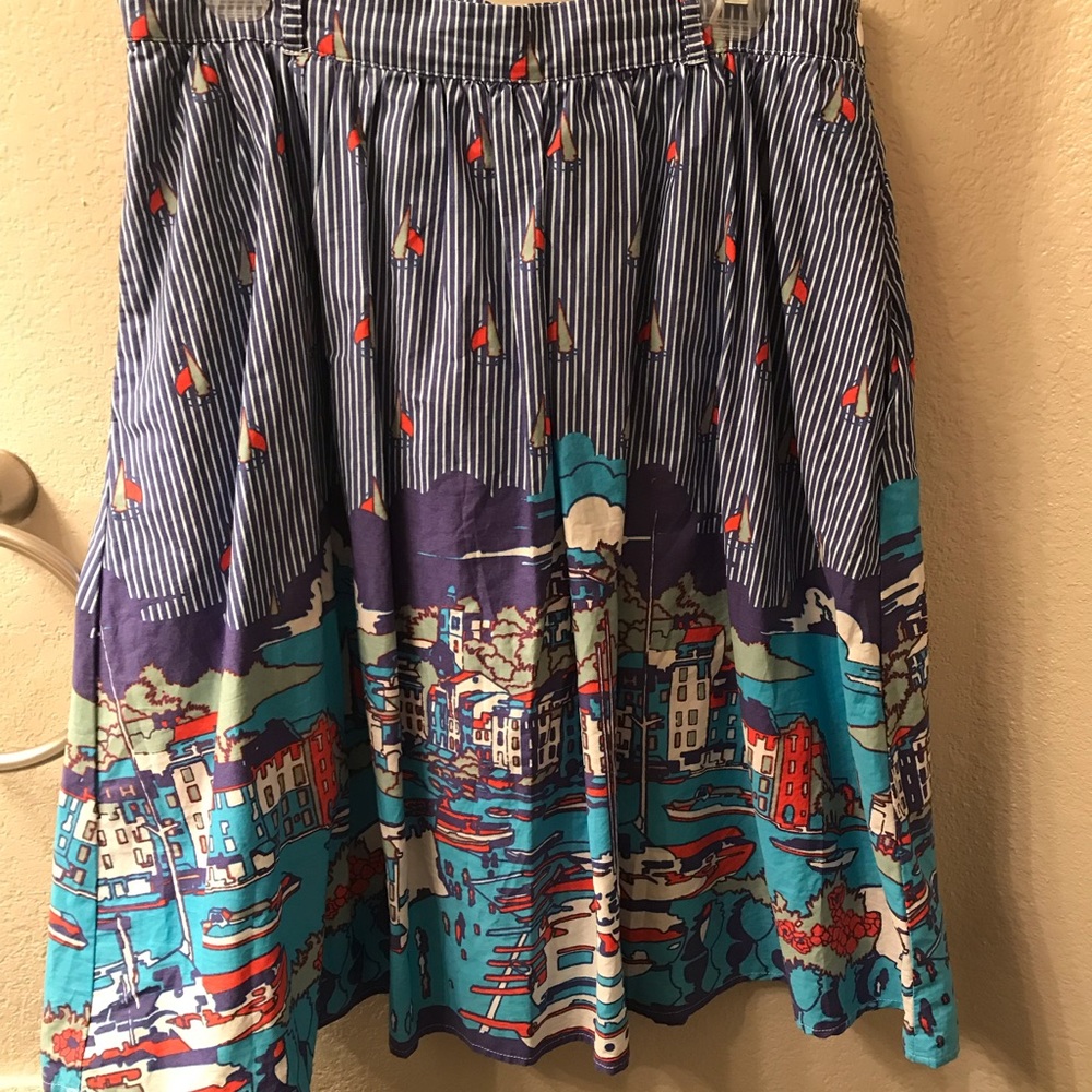 ModCloth sailboat skirt